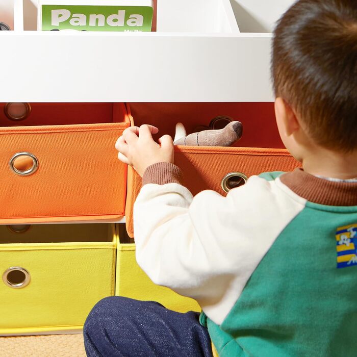 Дитячий стіл SoBuy з 2 стільцями: комплект меблів для дитячої кімнати з місцем для зберігання, ігровий та активний стіл, білий 87x50x50 см (з дошкою для малювання)