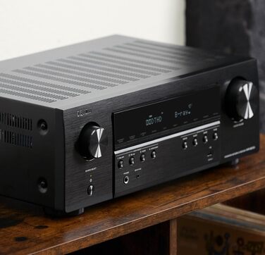 Канальний AV-ресивер Denon AVC-S670H, 8K HDMI, Bluetooth, Wi-Fi, HEOS, Alexa, Чорний, 5.2-