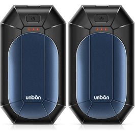 Електричні грілки для рук UNBON, 2 шт. USB, 3 режими нагріву, для спорту та Raynaud's, фіолетові