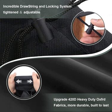 Водонепроникний чохол для садовой меблів RICHIE 170x95x70 см, Heavy Duty Oxford 420D, захист від УФ, для саду та патіо