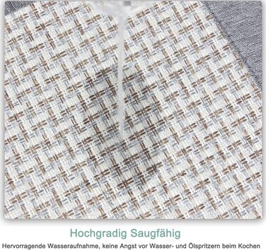 Кухонний килимок farsky можна прати, нековзний, кухонний килимок можна прати, кухонний килимок з бавовни і льону, кухонний килим, килимова доріжка, килим для передпокою, килимок для передпокою сірого кольору (50 * 80 см) (50x120 см)