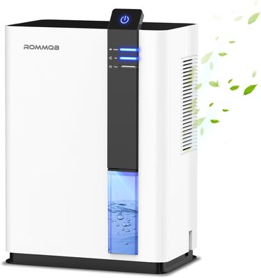 Електричний осушувач повітря ROMMQB 3000 мл: для підвалу, ванної, спальні, квартири, з автовимкненням та нічним підсвічуванням