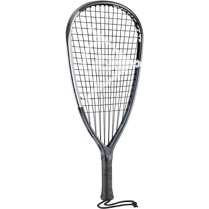 Спортивна ракетка для сквошу Dunlop одного розміру сіра/біла