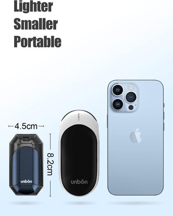 Електричні грілки для рук UNBON, 2 шт. USB, 3 режими нагріву, для спорту та Raynaud's, фіолетові