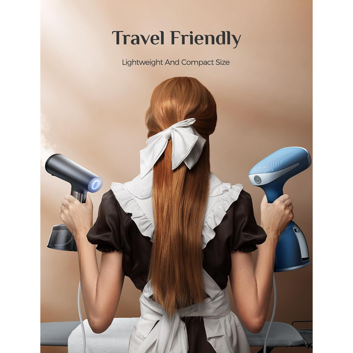 Портативний відпарювач для одягу Mioduro: швидке нагрівання, 1400 Вт, великий резервуар 300 мл