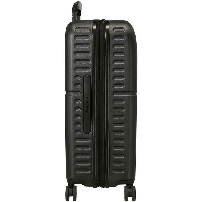 Набір валіз Pepe Jeans Highlight, чорний, 55/70 см, жорсткий корпус, ABS-замок, інтегрований, об'єм 116 л, вага 7,54 кг, 4 колеса, ручна поклажа