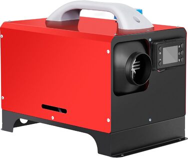 Автономний дизельний опалювач VEVOR 12V 8kW з LCD-дисплеєм, пультом дистанційного керування та Bluetooth, 10м, 0.16-0.52 л/год