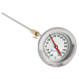 Термометр для копчення Lantelme, 120 градусів, нержавіюча сталь, 30 см і 50 см, термометр для коптильні, коптильня, коптильня, гриль, коптильня (50 см)