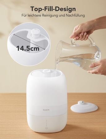 Зволожувач повітря GoveeLife Smart 3L з аромадифузором та нічником для спальні, дитячої, рослин