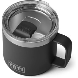 Термокружка YETI Rambler з кришкою MagSlider, 414 мл, чорна