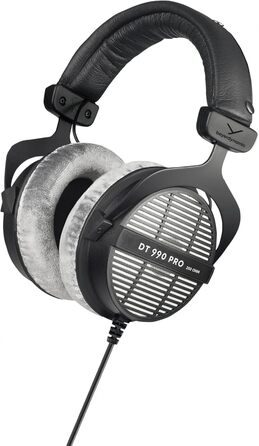 Накладні навушники beyerdynamic DT 990 PRO, 250 Ом, для мікшування/мастерингу, односторонні дротові