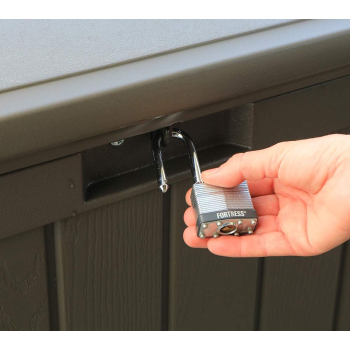 Садовий ящик Lifetime 60089 Ultra-Resistente 127x64x67 см коричневий UV100 - пластиковий контейнер для саду