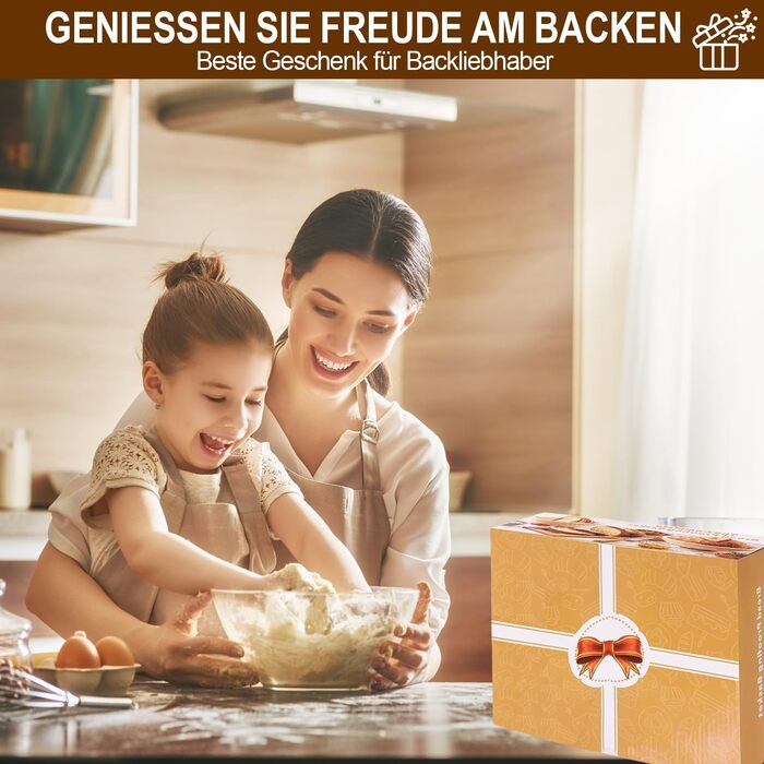 Набір для закваски: 2 форми для бродіння (овальна 25см, кругла 23см), скляний набір для закваски 900мл, аксесуари для випікання хліба