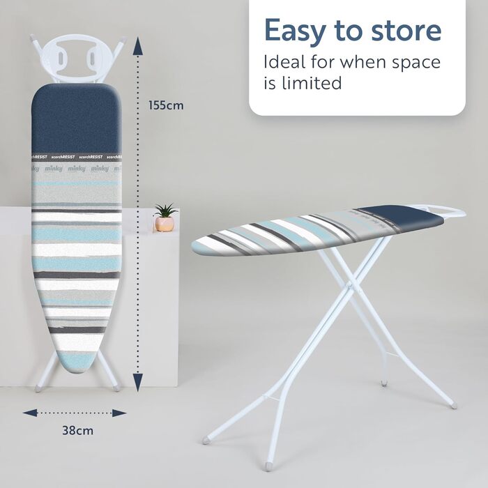 Прасувальна дошка Minky Premium, 122 x 38 см