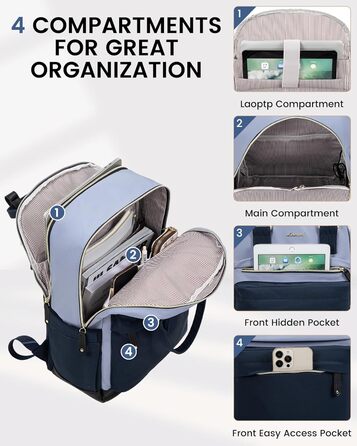 LOVEVOOK Рюкзак для жінок, рюкзак для ноутбука, рюкзак-рюкзак для подорожей, водонепроникний, сумка для роботи, рюкзак для жінок, велика шкільна сумка для підлітків, елегантний для школи, університету, подорожей, роботи, офісу, бежевий, хакі (15,6 дюймів,