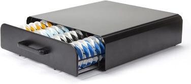 Організатор для капсул Tassimo: ящик для зберігання капсул та підставка для кавомашини 2-в-1 з квадратним ручками