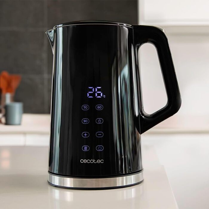 Електричний чайник Cecotec Thermosense 800 Neo: 1,7л, 2200W, регулювання температури, сталь, Keep Warm