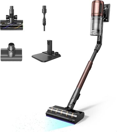 Dreame V30 Бездротовий пилосос для твердих підлог і килимів 24000PA, 90 хв, фільтр 99.99%, видалення шерсті тварин