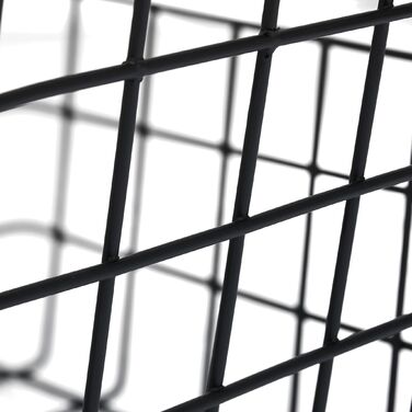 Набір з двох металевих кошиків Relaxdays з дерев'яними ручками