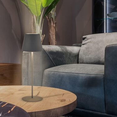 Стійка лампа Schwaiger OTL200 з нічним світлом LED, RGB, акумулятор, диммування, IP44, чорний (для дому та саду)