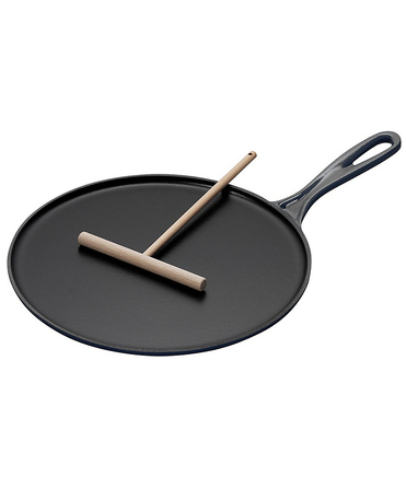 Сковорода для млинців 27 см чавунна, чорна Le Creuset