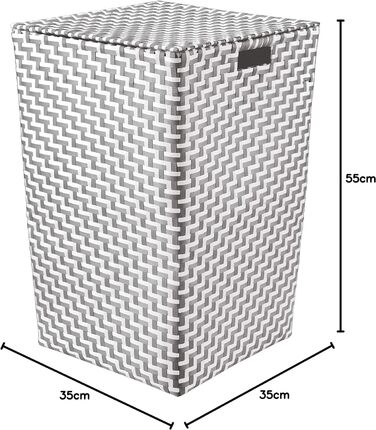 Малий кубічний ящик для білизни 8406 Cloud, 1 поліпропілен, платина, 35x55 см Ящик для білизни 35x55 см Platinum