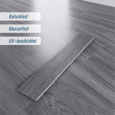 Вініловий підлоговий декор Relaxdays з самоклеючою основою та дизайном під дерево