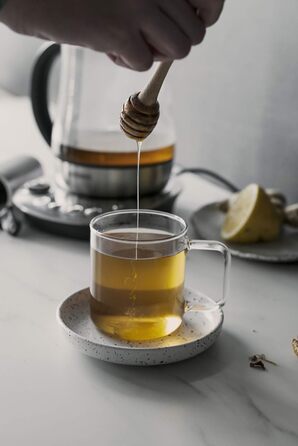 Чайник, Чайник, Чайник, Чайник, 8 чайних програм (60 - 100C) Скляний контейнер 1,5 літра, 1 400 Вт, скло, сріблястий, чорний Одномісний, 42434 Design Tea Aroma Plus