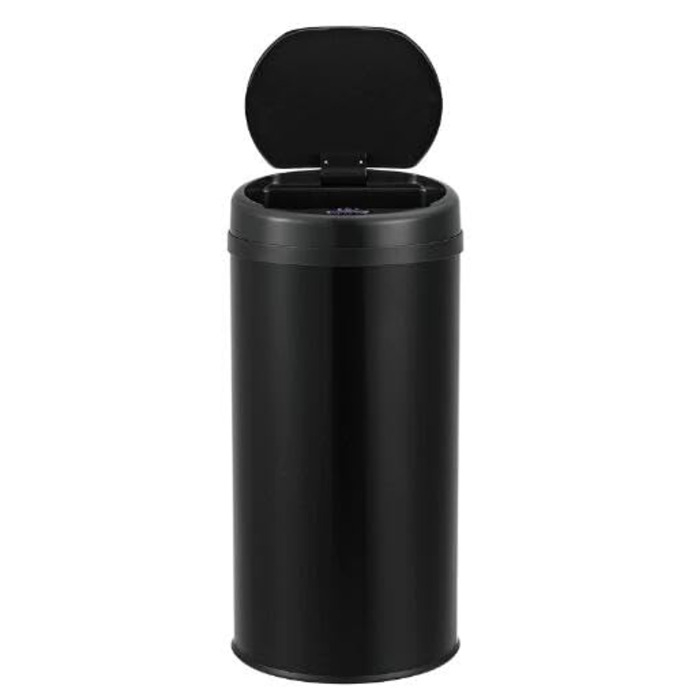 DIVID® Сміттєвий бак із сенсором для кухні 30/40 л | Електричний сміттєвий контейнер | З кріпленням для мішка | З датчиком руху | Автоматичний закриття кришки | Захист від проливання | Кухонний сміттєвий бак (30 л, Чорний)
