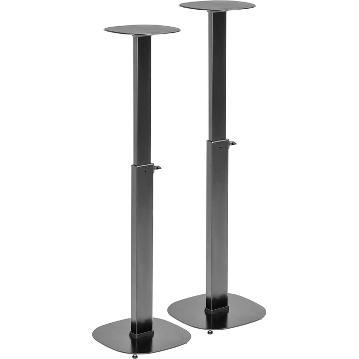 Підставки для колонок - 2 шт. Чорні, висота 727-1171 мм, вантажопідйомність 10 кг кожна