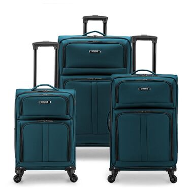 Набір валіз U.S. Traveler Anzio Softside Spinner 3-Piece (22/26/30) блакитно-зелений