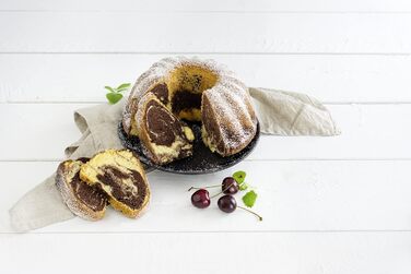 Форма для торта Zenker bundt Ø 22 см, чорна, чорна