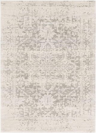 Килим Surya Syracusa Vintage з низьким ворсом - східний, бохо, 160x220см, сірий