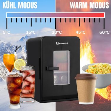 Міні-холодильник KS15: охолодження та підігрів, 15L, 230V/12V, для дому та авто, міні-бар