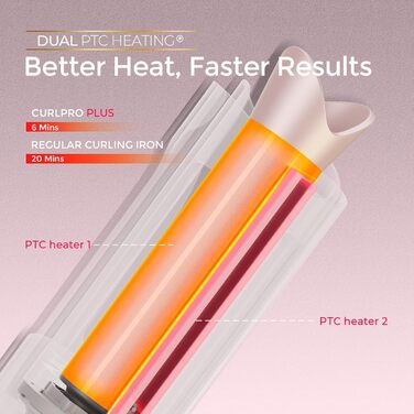 Автоматичний локон TYMO Curlpro Plus: 32 мм, золото-рожевий, для довгих волосся