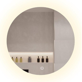 Дзеркало для ванної кімнати SensaHome кругле без рами з LED-підсвічуванням, диммер, 70x70 см