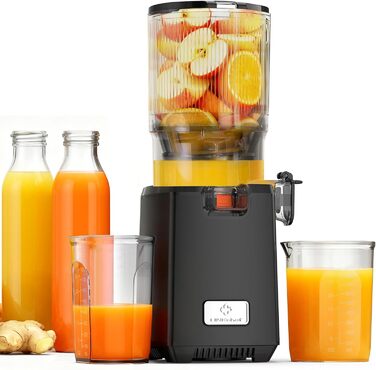 LINKChef Slow Juicer: повільний соковичавник для овочів та фруктів, 1.8 л, з функцією реверсу, BPA Free