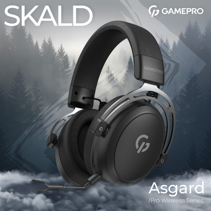Бездротова ігрова гарнітура Gamepro Asgard Skald (HSW160B) 4-Mode