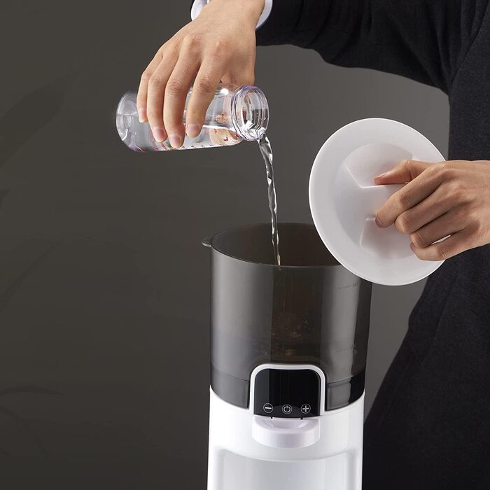 Bellababy Автоматичний приготувач дитячої суміші та підігрівач пляшечок, чорний - швидкий нагрів, знімний контейнер, цілодобовий режим