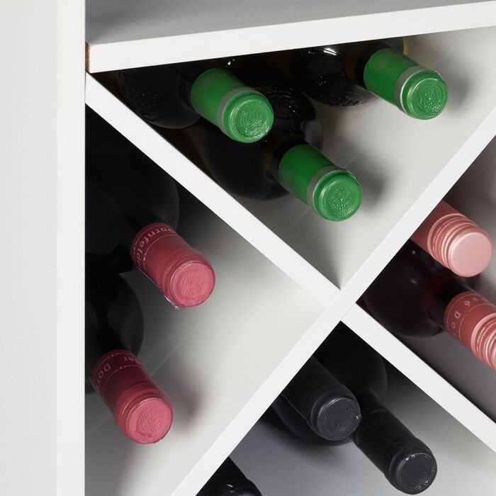 Великий винний стеллаж Relaxdays з тримачами для келихів