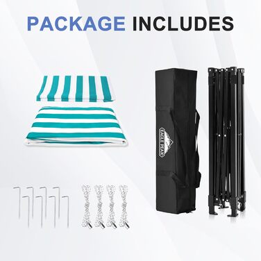 Розкладана переодягальня EAGLE PEAK Flex Ultra Compact - 1,2 x 1,2 м, для басейну, фотосесій, кемпінгу, біла