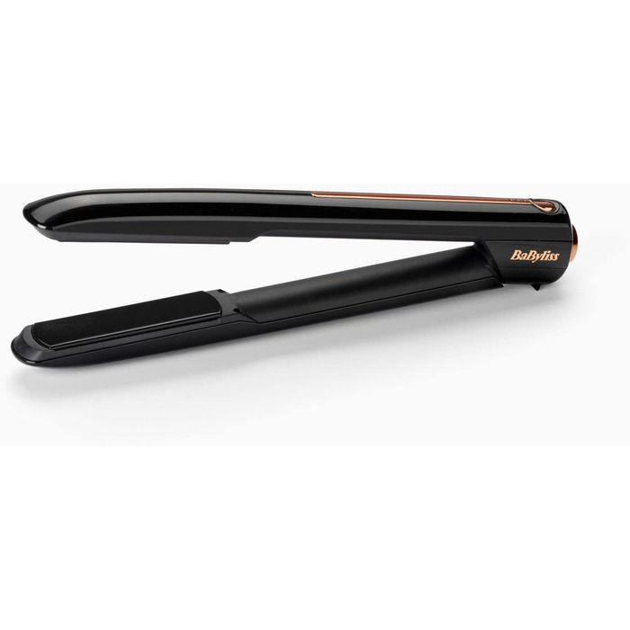 Випрямляч Babyliss 9000U акумуляторний, випрямляч для волосся з акумулятором -RRP199- Керамічні пластини для прямого волосся, 15 сек. швидкий нагрів, випрямлення волосся 200C max, без кабелю, 500 гр світло