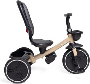 Триколісний велосипед Chicco 4-в-1 бежевий: від 6 місяців до 4 років, знімний капюшон, EVA колеса, телескопічна ручка