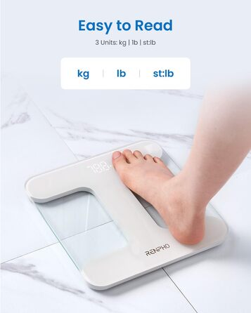 RENPHO Цифрова кавова вага з таймером, перезарядна 0,1г/3кг, точна вага для еспресо з автоматичним таймером, портативна кухонна вага для пуровер та фільтр-кави, подарунок для кавомана (прозора, 260 мм)