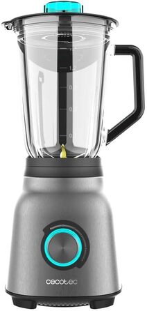 Cecotec Standmixer Power Black Titanium 2500MAX Go: 2500 Вт, титанове покриття, 1,8 л, 5 швидкостей + пляшка