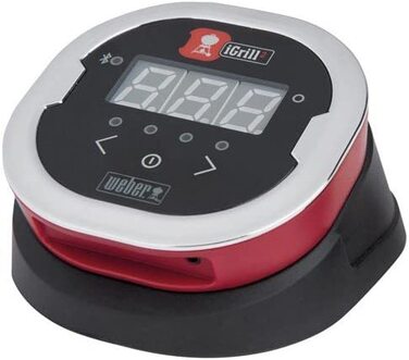 Термометр для гриля Weber чорно-червоний