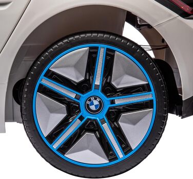 Дитячий електромобіль HOMCOM BMW з пультом, фарами, MP3, білий, 3-5 км/год, для дітей 3-5 років