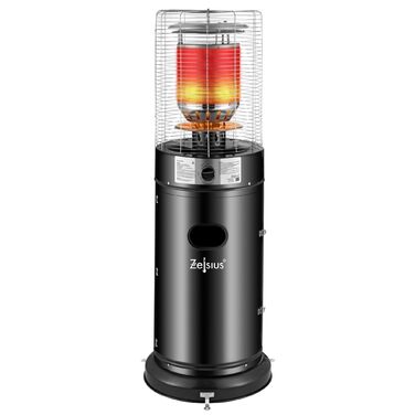 Газовий обігрівач Zelsius 'Zermatt' 11 кВт - для тераси, балкону та саду (Газовий балон не входить у комплект)