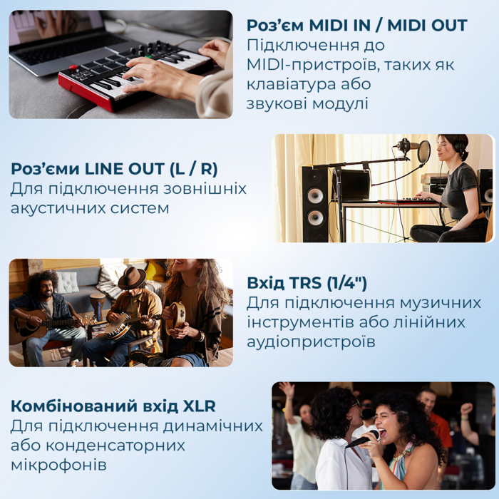 Двоканальний аудіоінтерфейс BOYA BY-AM4