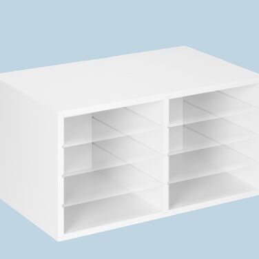 Організатор для документів Relaxdays з бамбука, 8 відділень